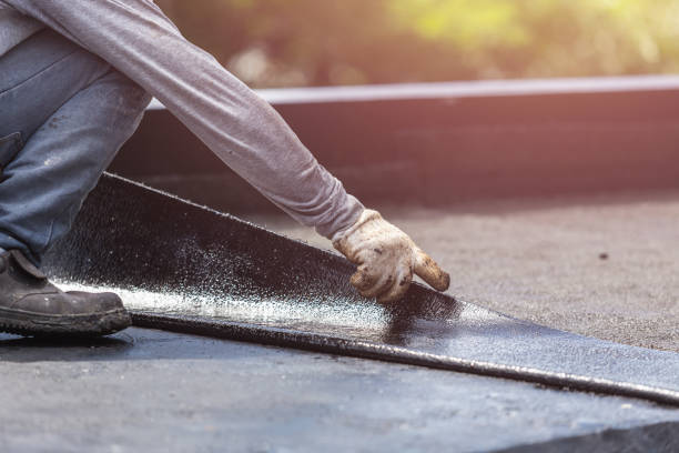 Professional Basement Waterproofing technician working in Edneyville, NC